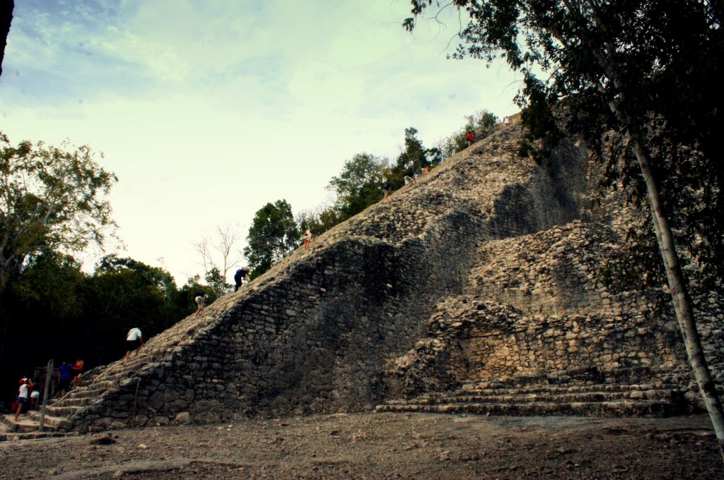 Climbing in Coba