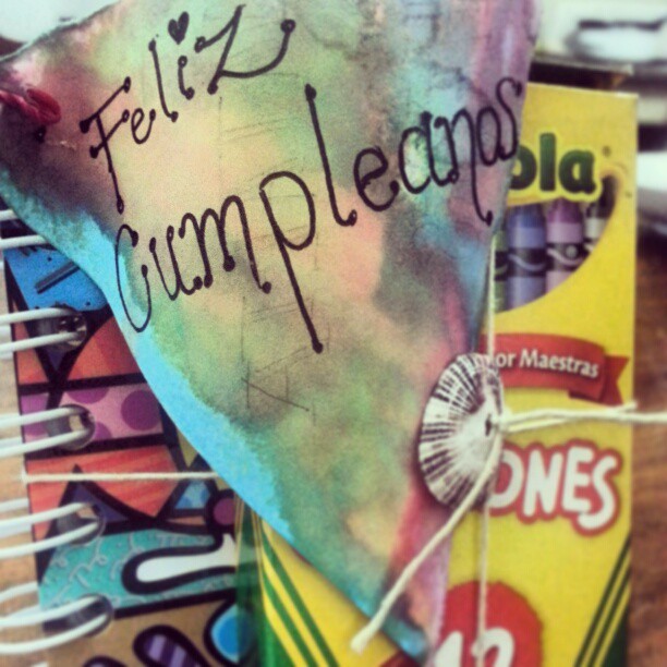 DIY Child Art Birthday&nbsp;Tag