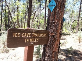 Hiking Ice Cave Trail in the White&nbsp;Mountains