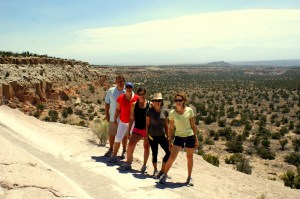 Our group at Bandelier National Park in New Mexico.