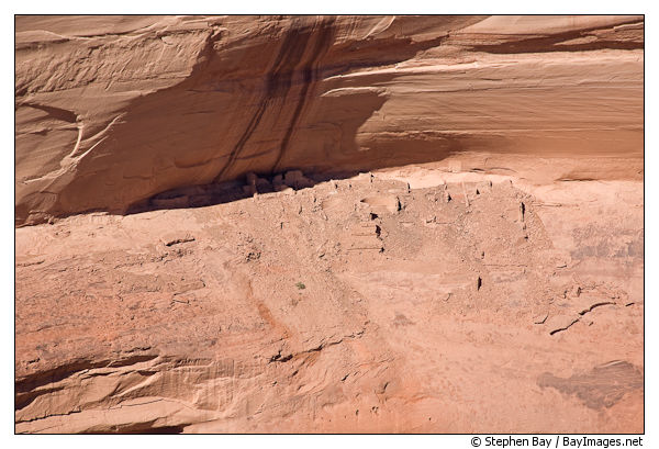 Sliding House Ruin in Canyon de Chelly Arizona. 