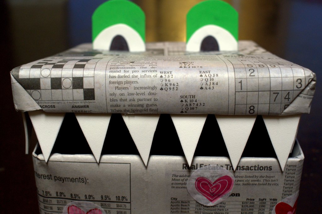 DIY Valentine Monster&nbsp;Box