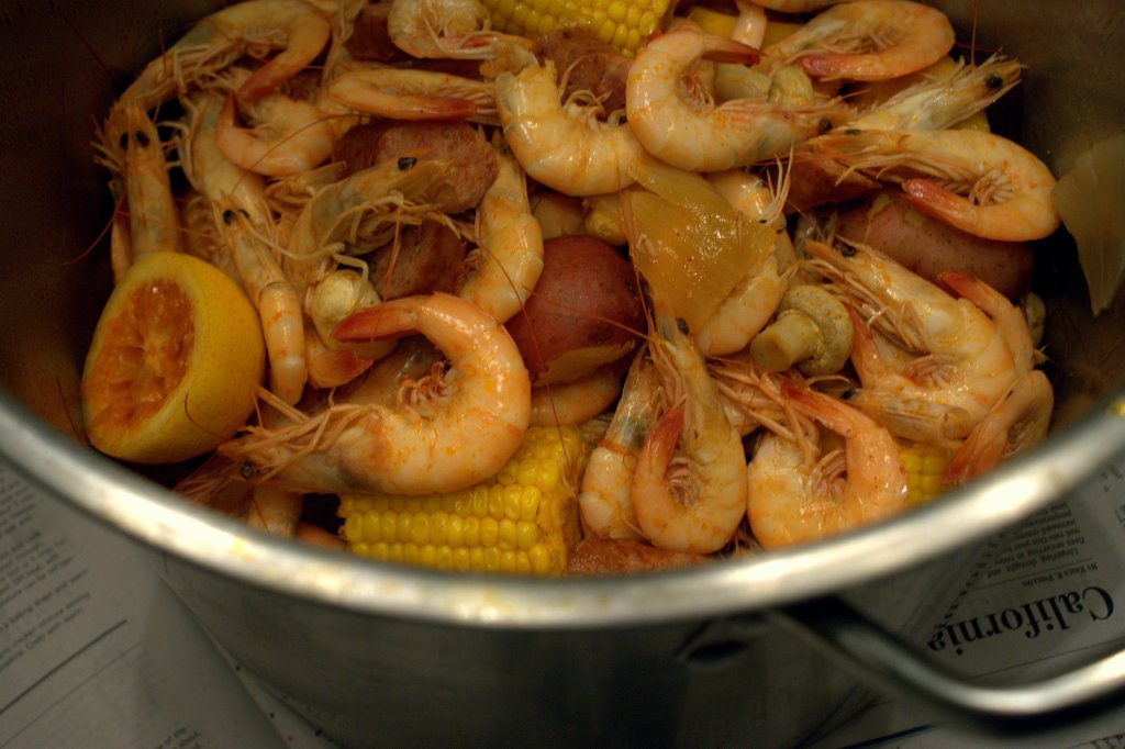Jeff’s Louisiana Spicey Shrimp&nbsp;Boil